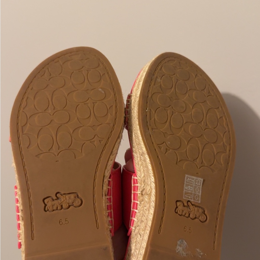 Pink Coach sandals - Picture 3 of 5